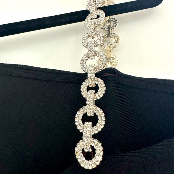 Bandage dress with rhinestone straps. - Picture 5 of 5